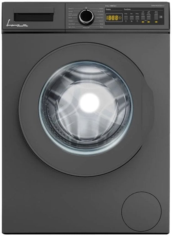 Fram FWM-V814T2SD+++ Wasmachine – 8 kg – 15 Wasprogramma's – LED Display – 1400 - afbeelding 1