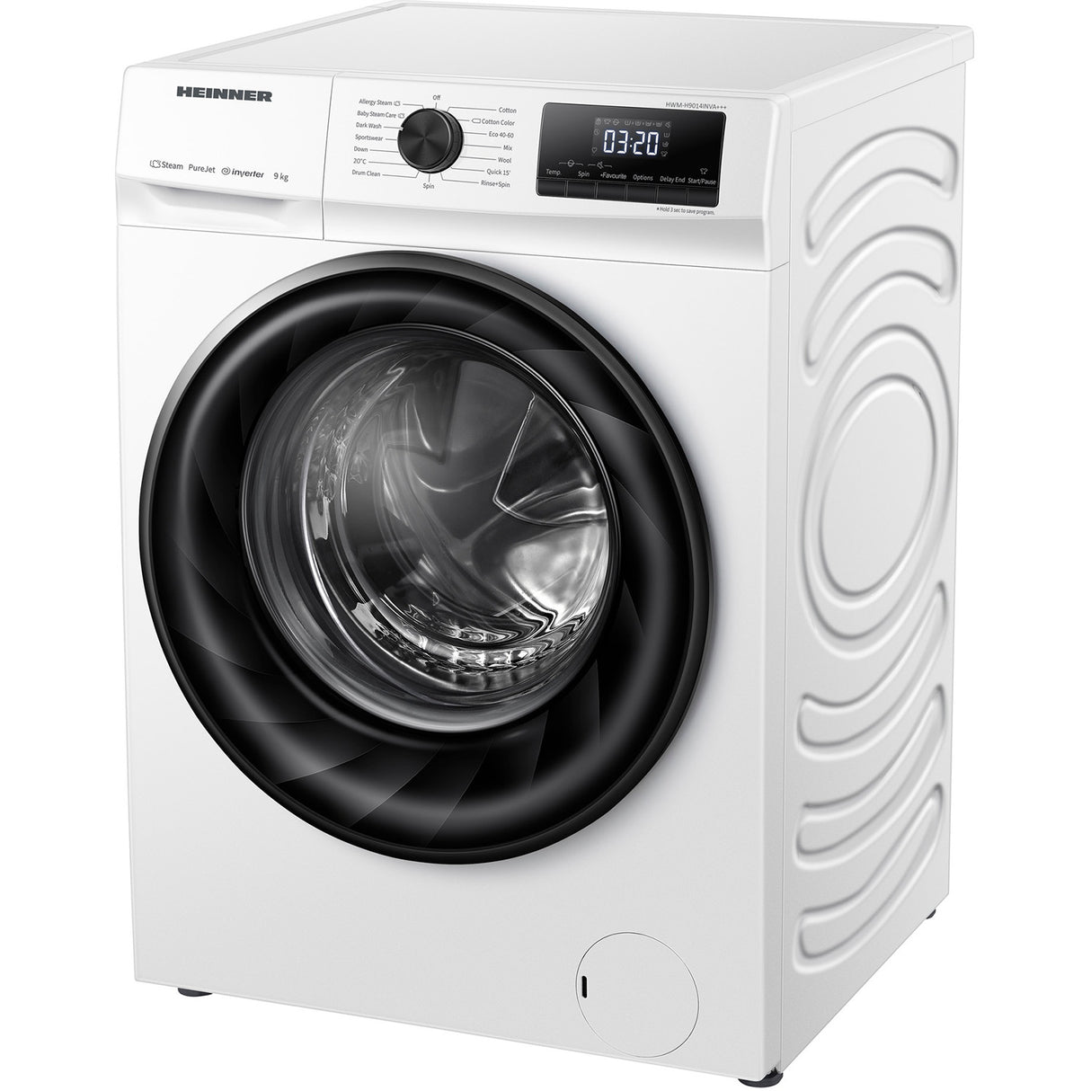 Heinner HWM-H9014INVA+++ Wasmachine 9 kg – 1400 RPM