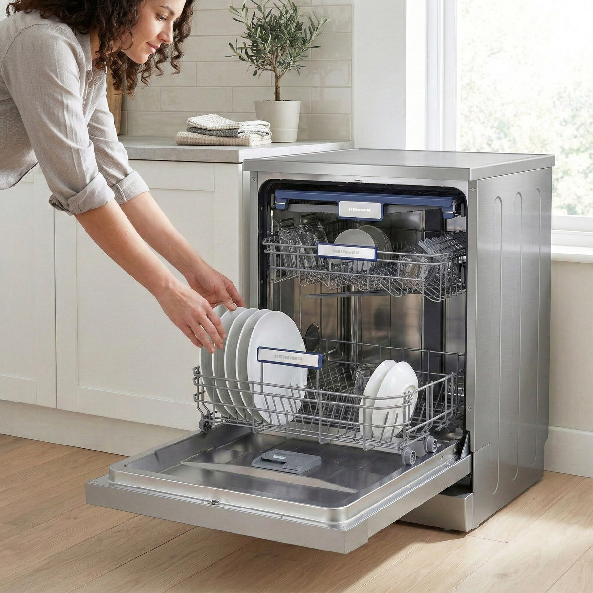 Heinner HDW-FSM60714AXD+++ Vaatwasser – 14 Couverts – Dual Zone
