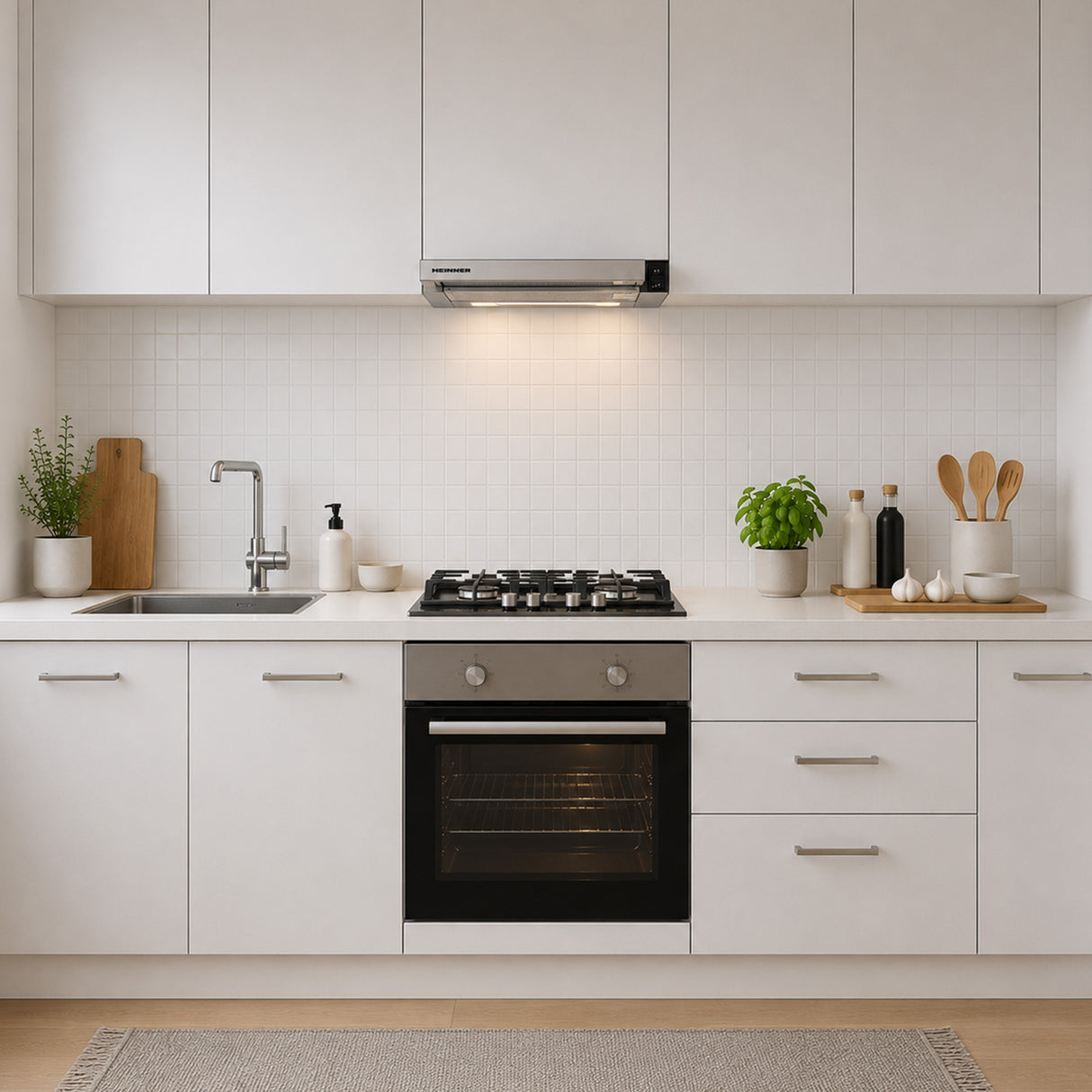Hotte Heinner HTCH-440FS – classe énergétique C – inox