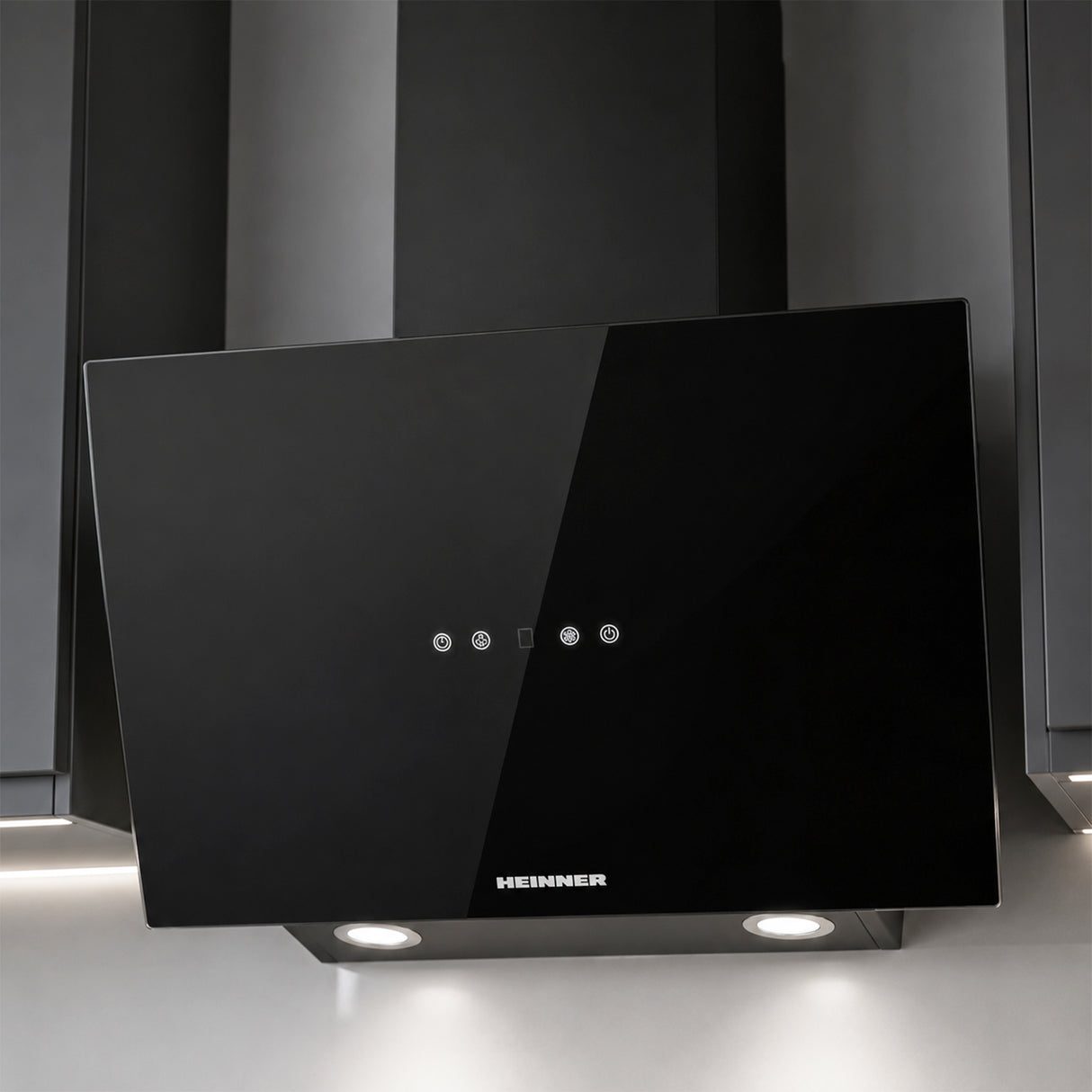 Hotte Heinner HDCH-5960RGBK – 60 cm – 3 vitesses – commande tactile – noir