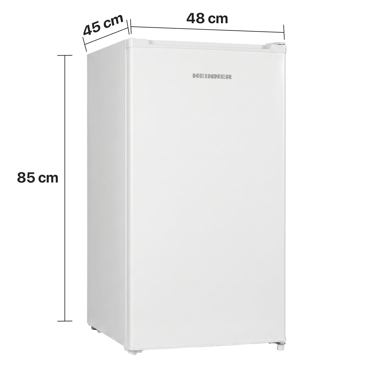Heinner HF-HM90E++ Tafelmodel Koelkast 90 L – Omkeerbare Deur