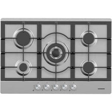 Table de cuisson au gaz Heinner HBH-M705IWFIX – 60 cm – 4 brûleurs – brûleur wok – grilles en fonte
