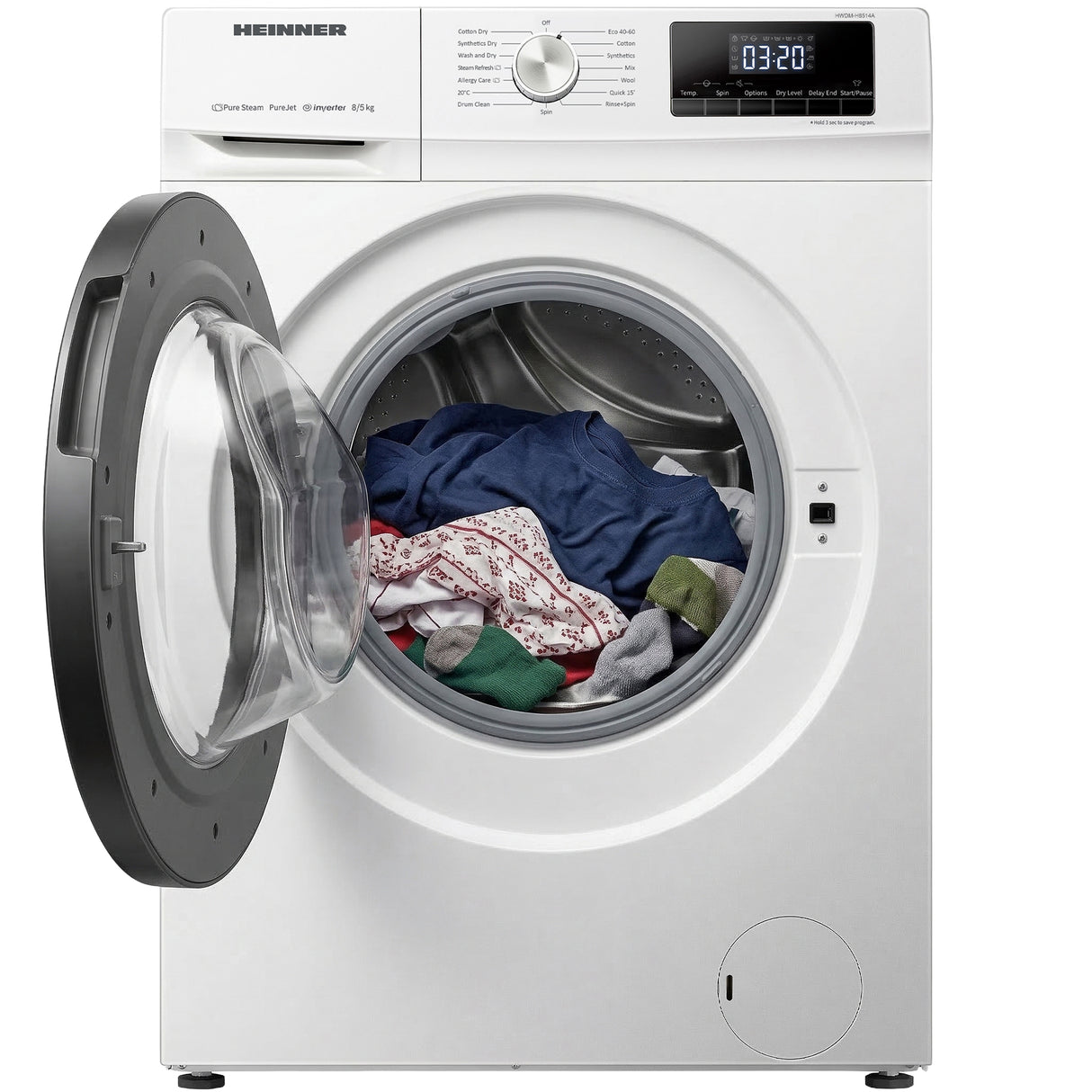 Heinner HWDM-H8514A Was-droogcombinatie 8/5 kg – 1400 RPM
