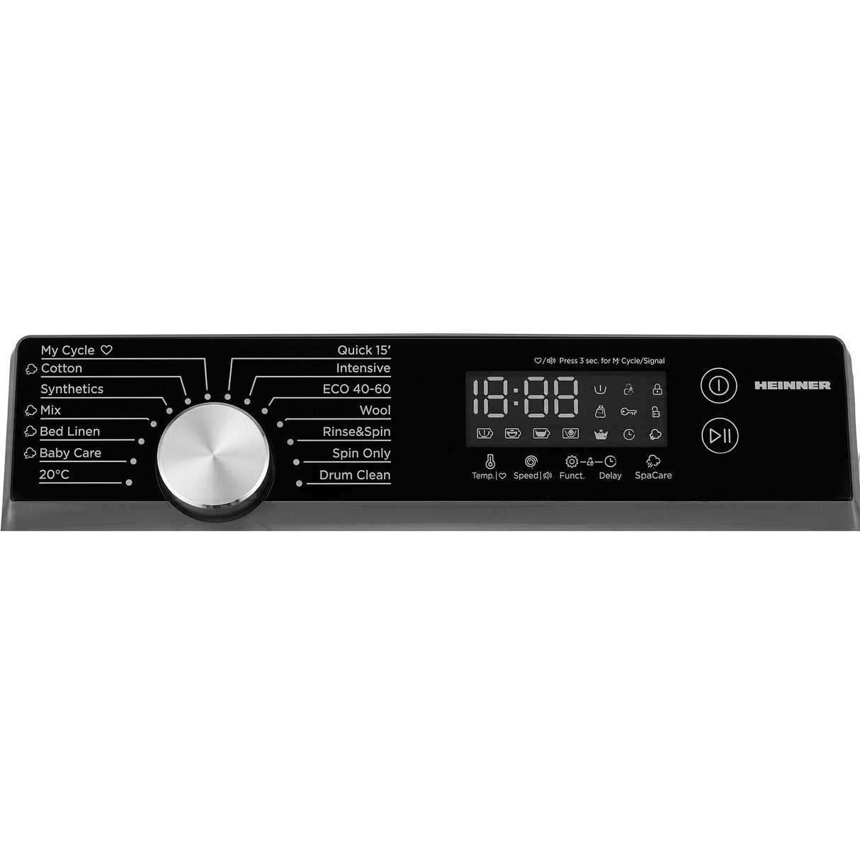 Heinner HWM-TL8013IVKSA+++ Bovenlader Wasmachine 8 kg – 1300 RPM