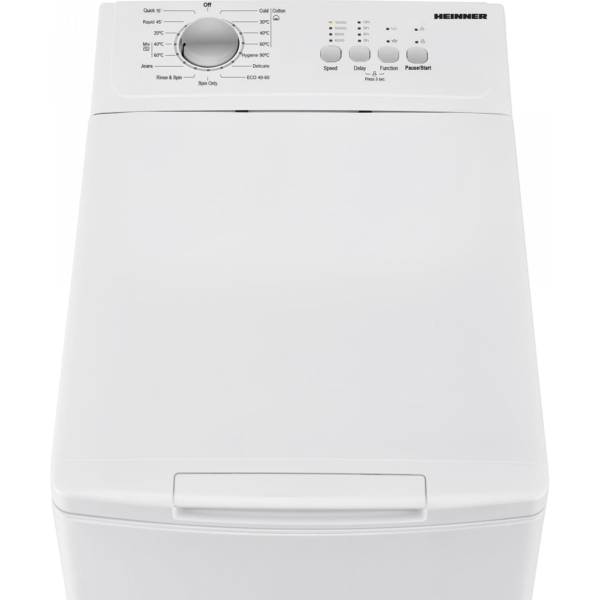 Heinner HWM-TL7012C++ Bovenlader Wasmachine 7 kg – 1200 RPM