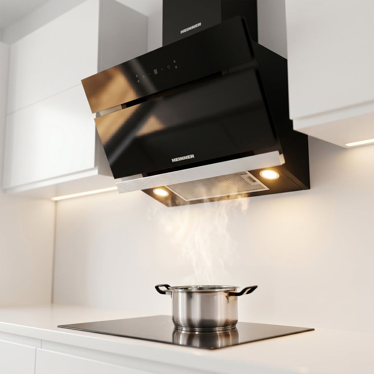 Hotte Heinner HDCH-MD620RGBK – 60 cm – 4 vitesses – noir