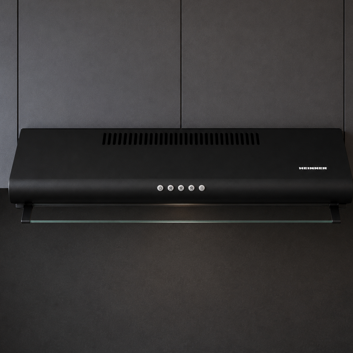 Hotte Heinner HCH-490BK – cheminée murale – 90 cm – 3 vitesses – noir