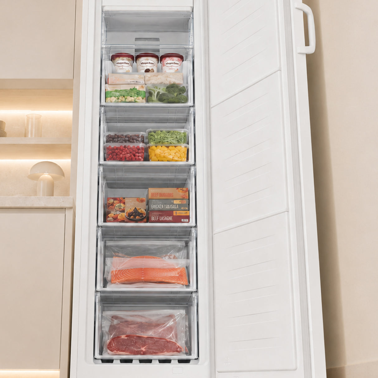 Heinner HFF-HS194NFE++ Vrieskast 194 L – No Frost – Supervriesfunctie