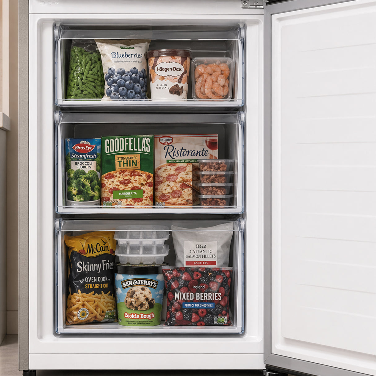 Heinner HCNF-HS304XWDE++ Koel-vries 304 L – Full No Frost – Waterdispenser
