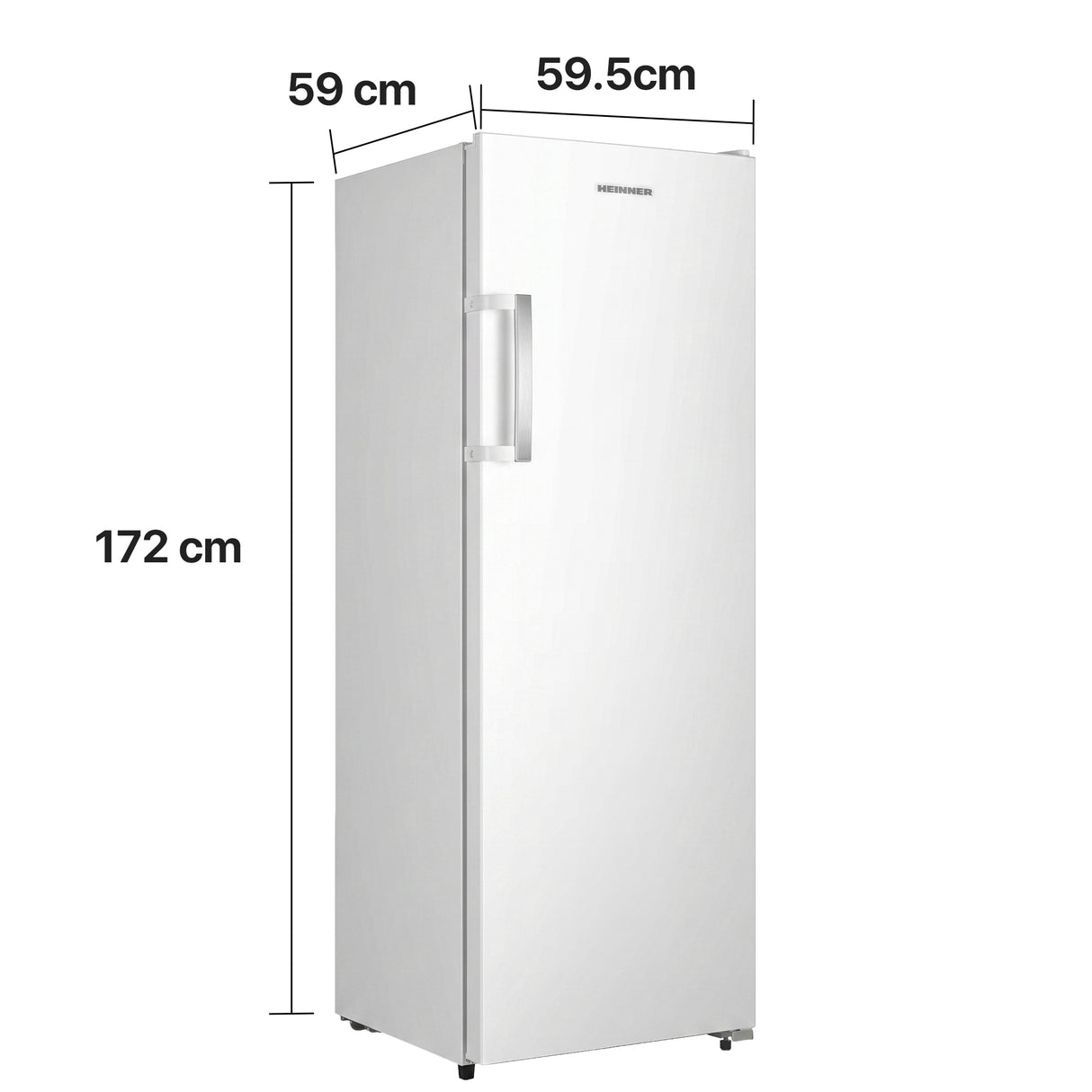 Heinner HFF-HS240NFE++ Vrieskast 240 L – No Frost – Inverter – Snelvries
