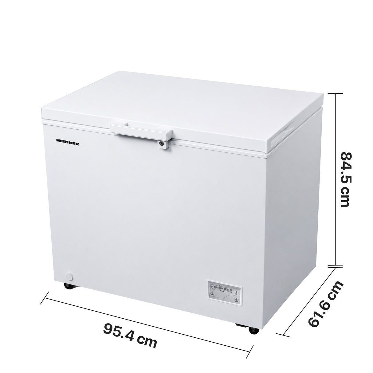 Congélateur coffre Heinner HCF-246CNHE++ – 246 litres – convertible – compresseur inverter