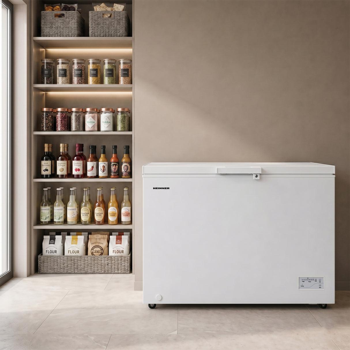 Heinner HCF-287CNHE++ Vrieskist 287 L – Convertible – Snelvriesfunctie
