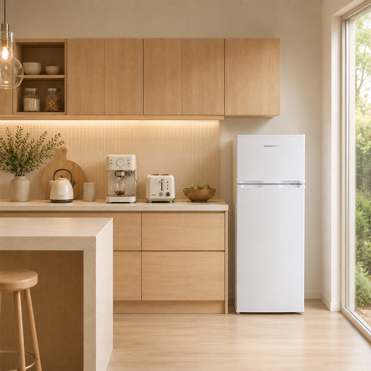 Heinner HF-H2206E++ Koel-vriescombinatie 206 L