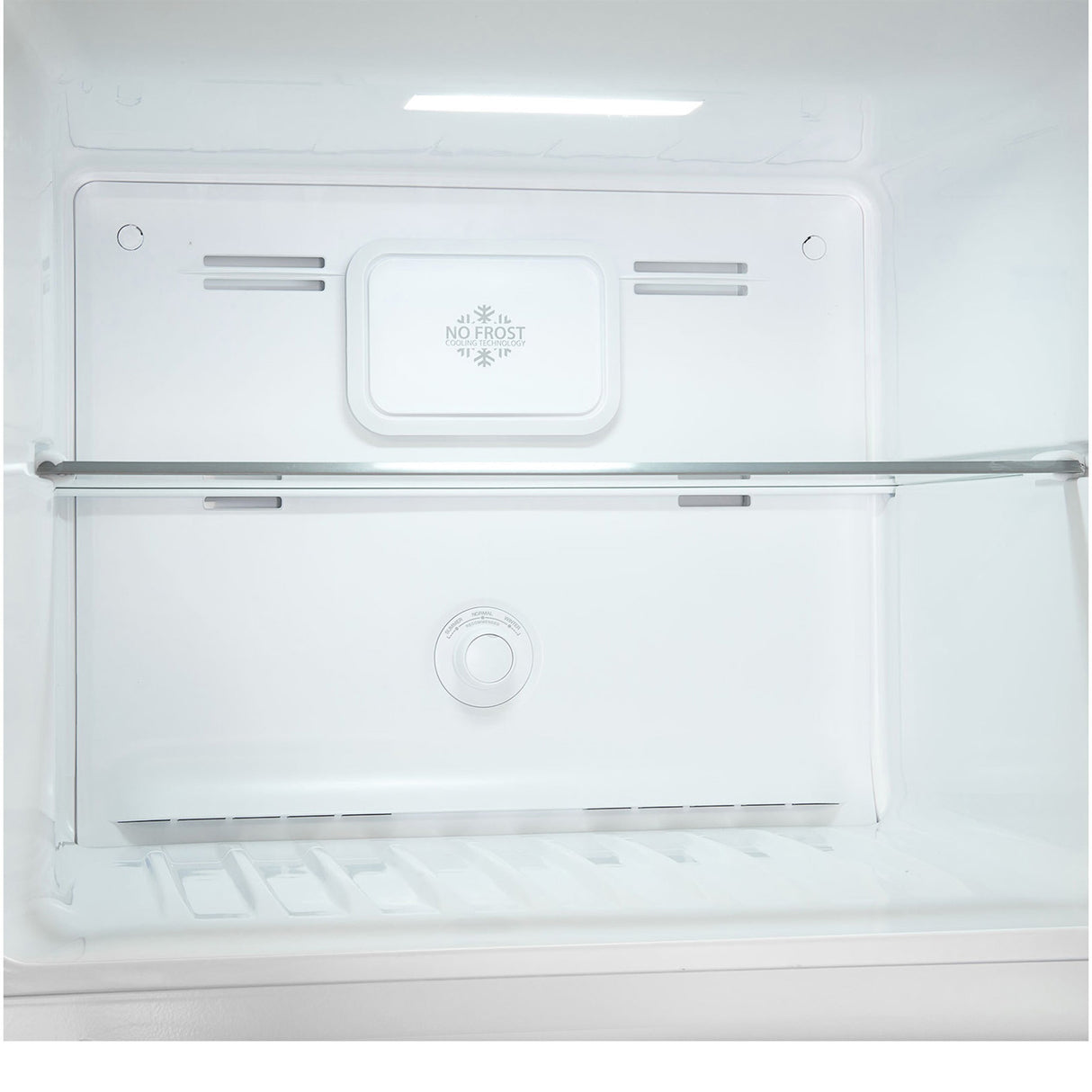 No Frost vriezer compartiment van Heinner HF-HM413NFDXWDE++ met automatische ontdooiing