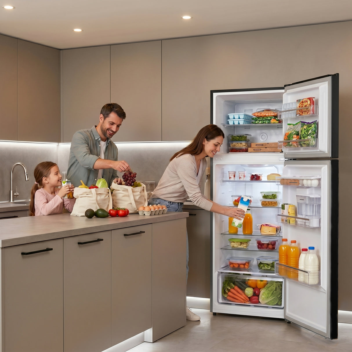 Heinner koel-vriescombinatie HF-HM413NFDXWDE++ 413L No Frost – afbeelding 12
