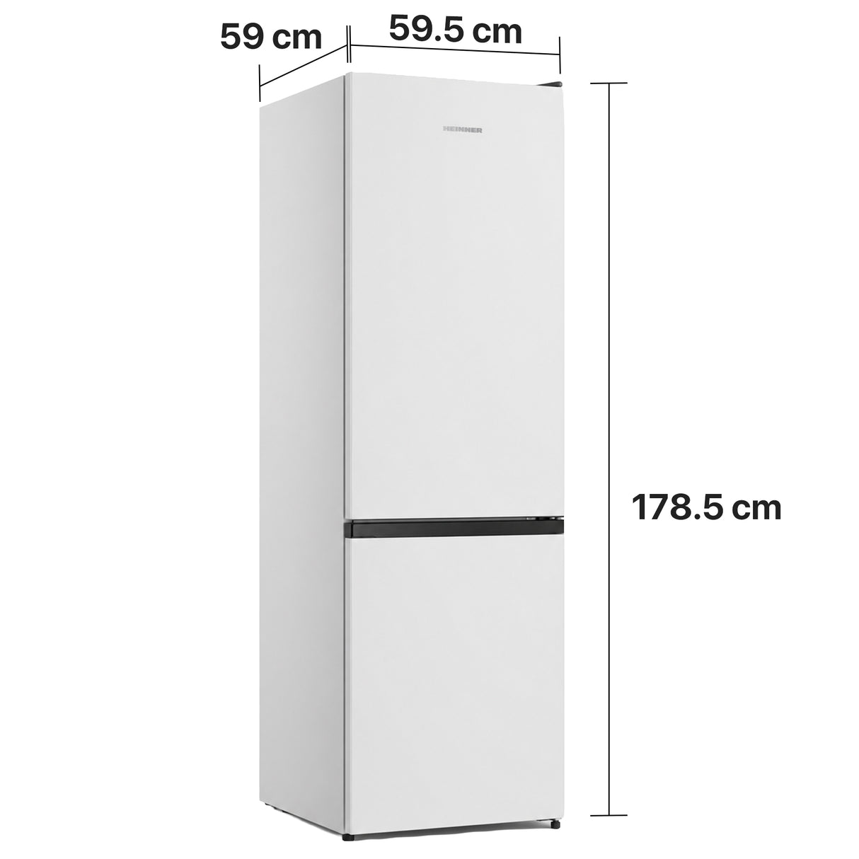 Heinner HCNF-HS292E++ Koel-vries 292 L – Full No Frost