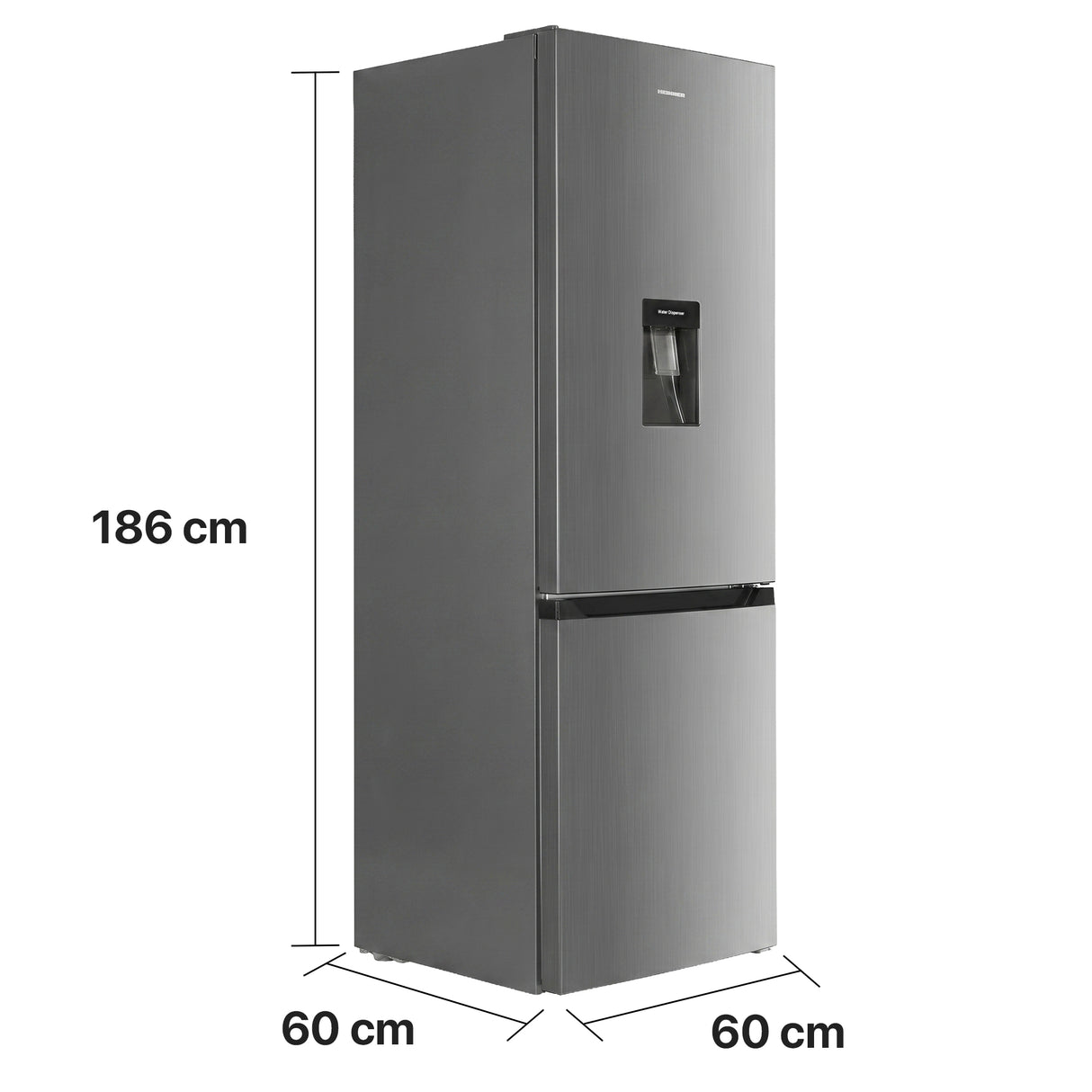 Heinner HCNF-HM291XWDE++ Koel-vries 291 L – Total No Frost – Waterdispenser