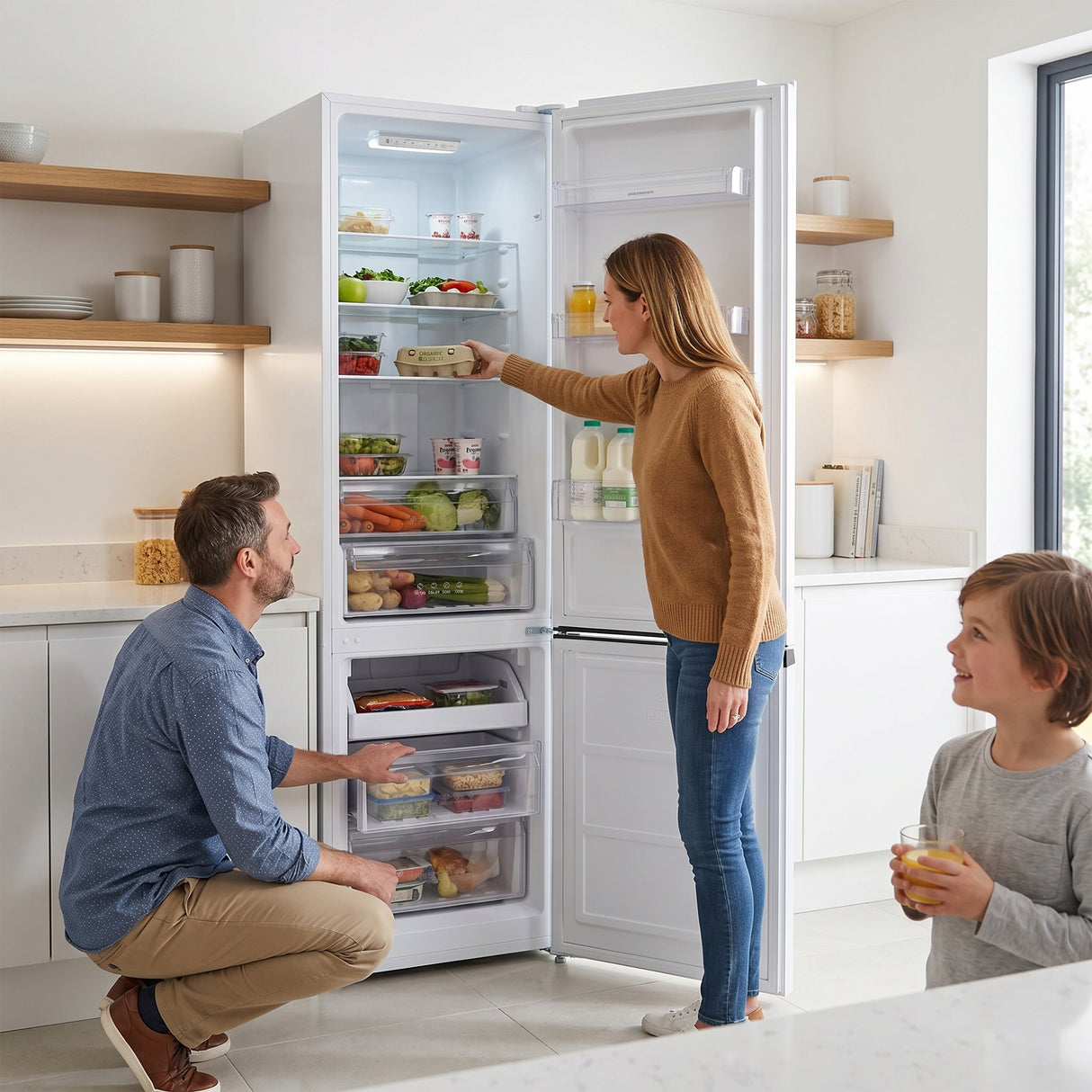 Frigo congélateur Heinner HCNF-HM326E – 326 litres – Full No Frost – classe énergétique E