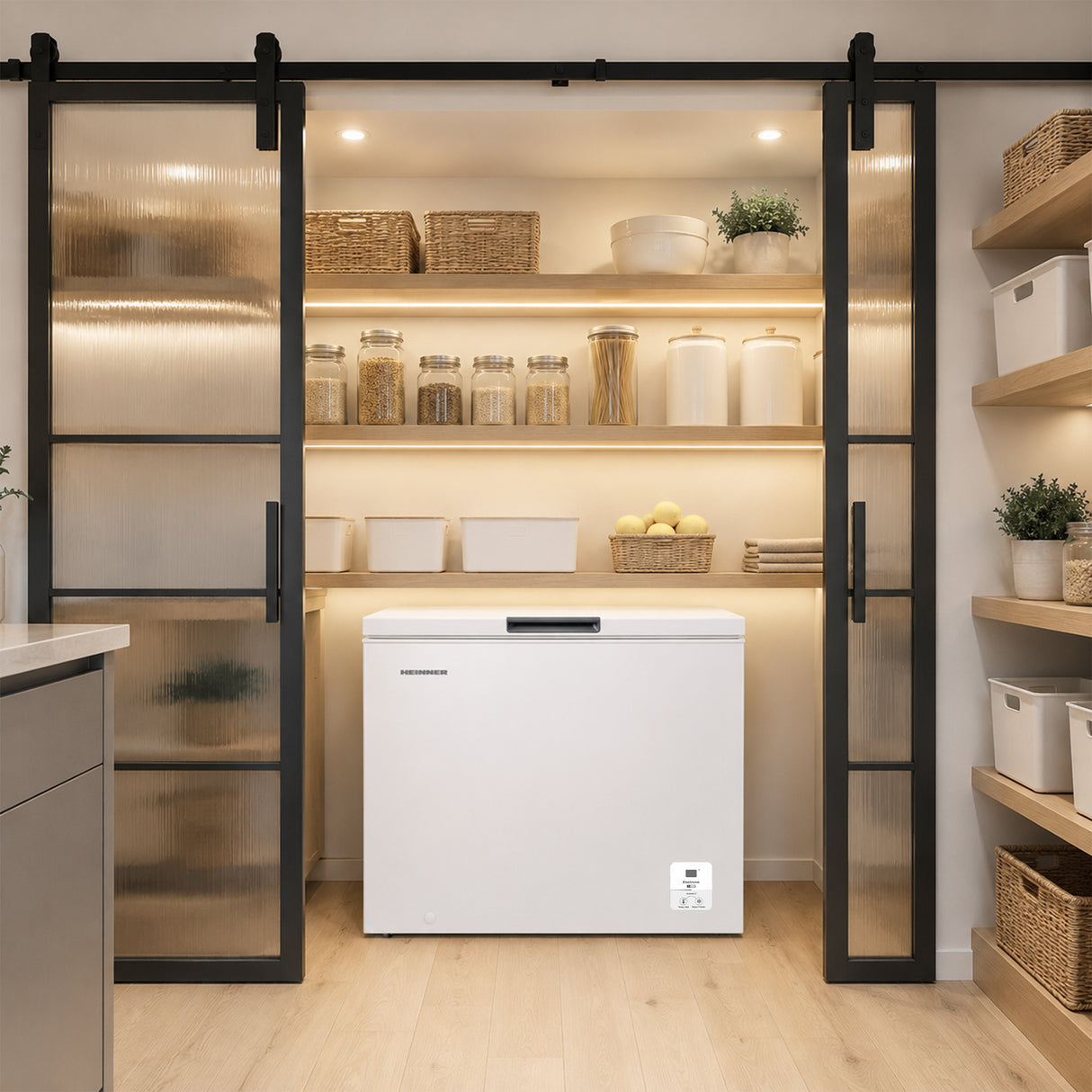 Congélateur coffre Heinner HCF-HS248EE – 248 litres – fonction super congélation – classe énergétique E