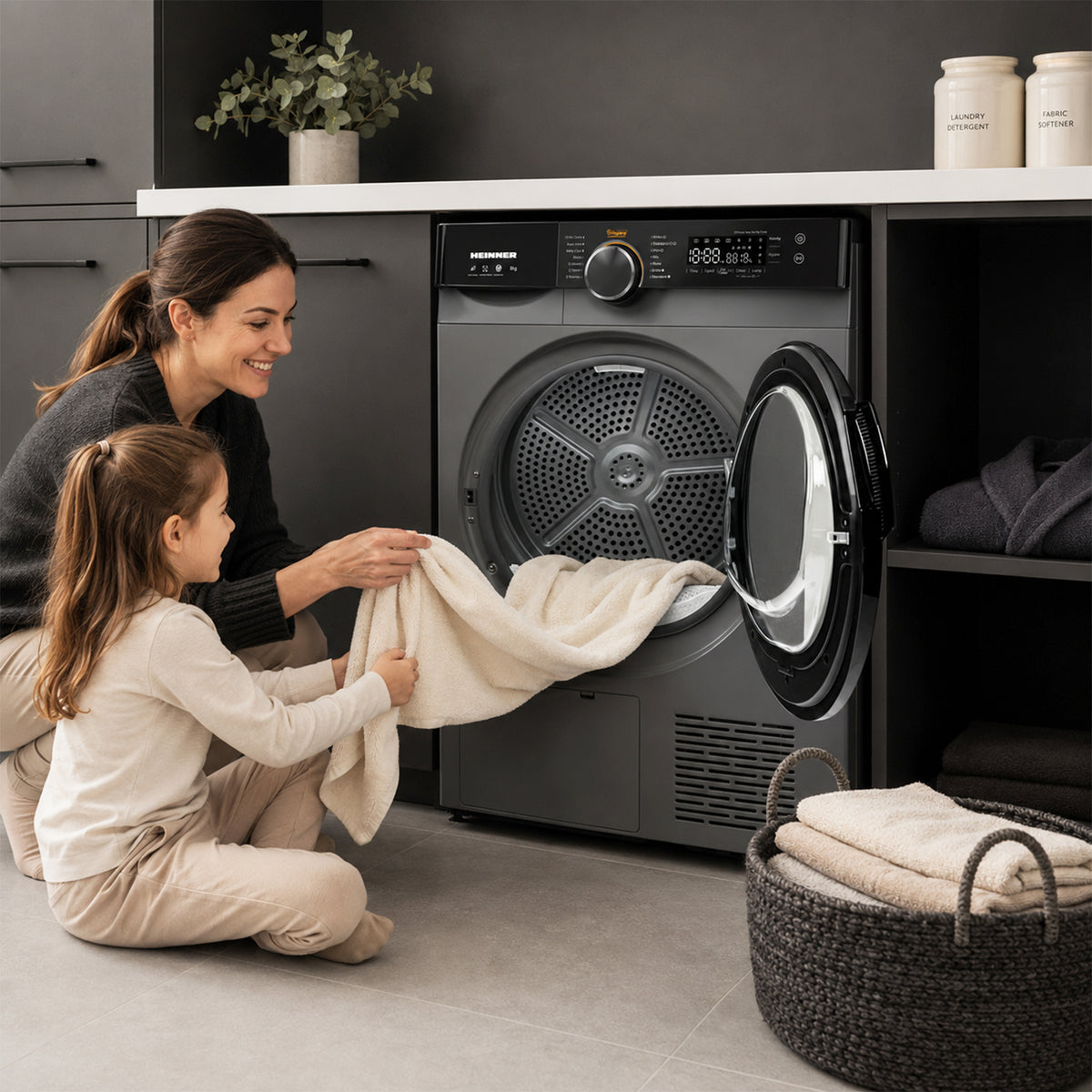 Heinner HHPD-M8K3SA warmtepompdroger 8 kg – sfeerbeeld 9