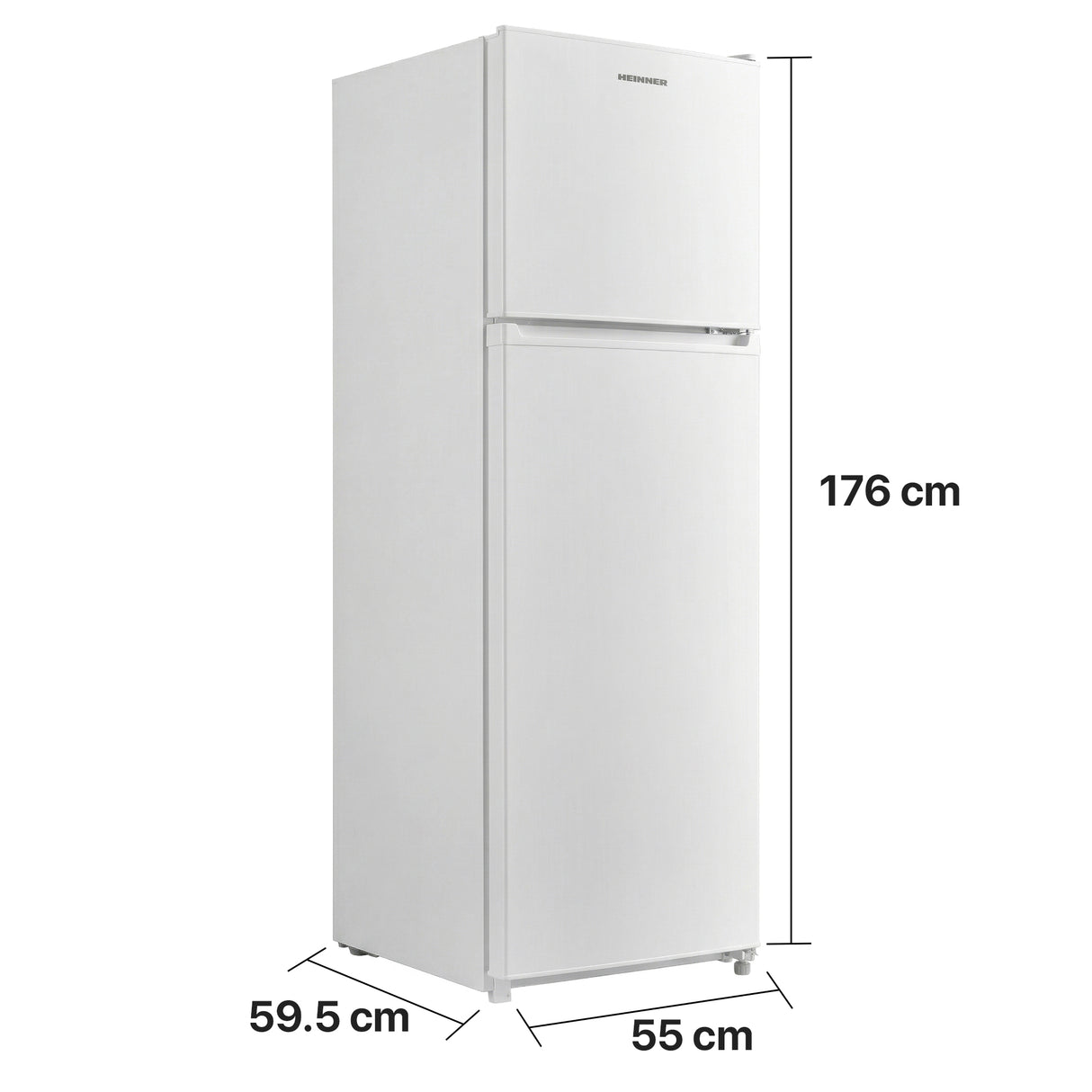 Heinner HF-M294E++ Koel-vriescombinatie 294 L – Omkeerbare Deur