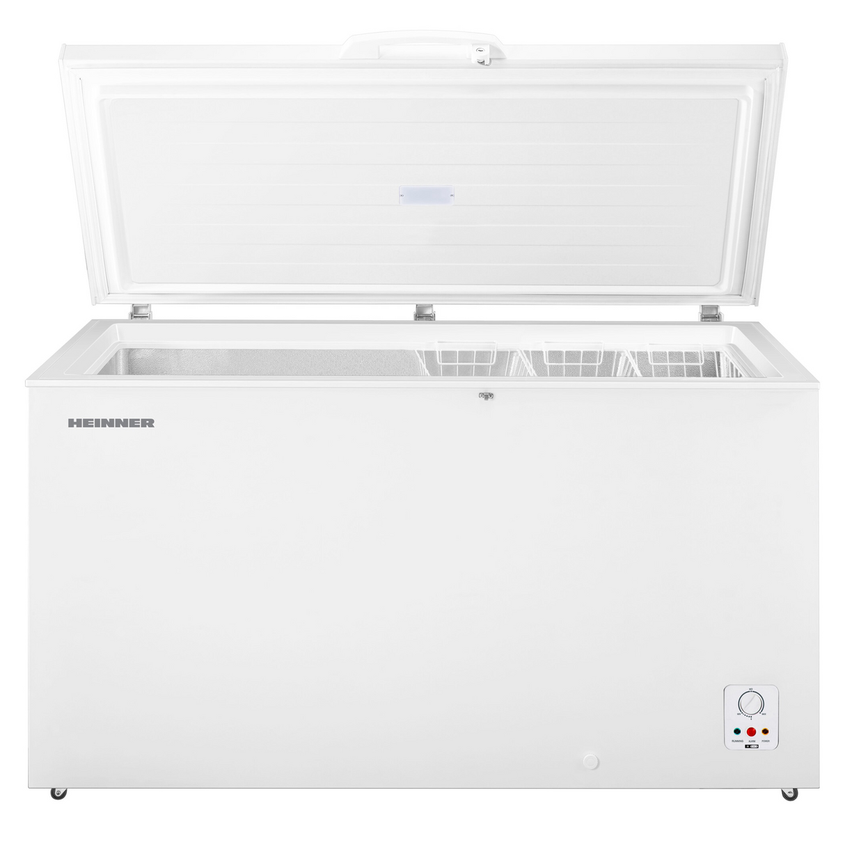 Congélateur coffre Heinner HCF-HS420E++ – 420 litres – compresseur inverter – classe énergétique E