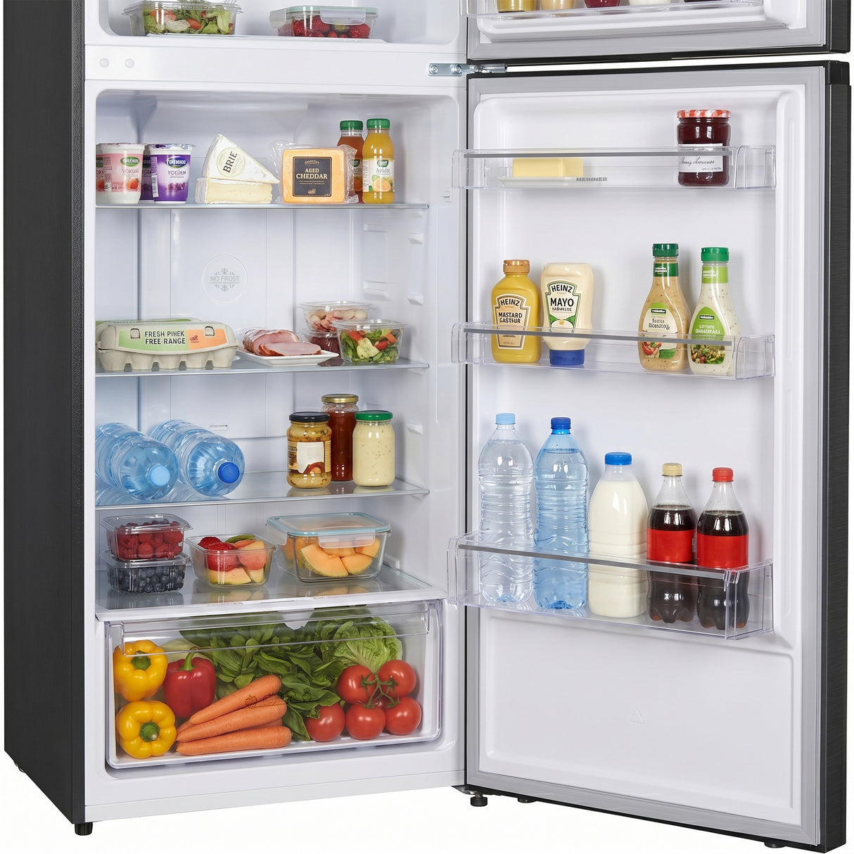 Heinner HF-HM415NFDXE++ Koel-vriescombinatie 415 L – Full No Frost