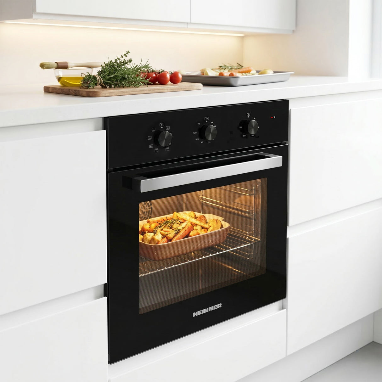 Heinner HBO-M659GC-GBK Inbouw Oven 70 L – Grill – Touch