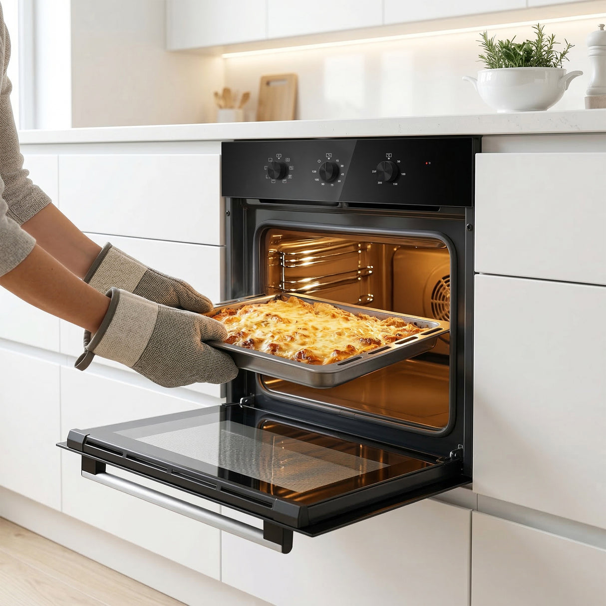 Heinner HBO-M659GC-GBK Inbouw Oven 70 L – Grill – Touch