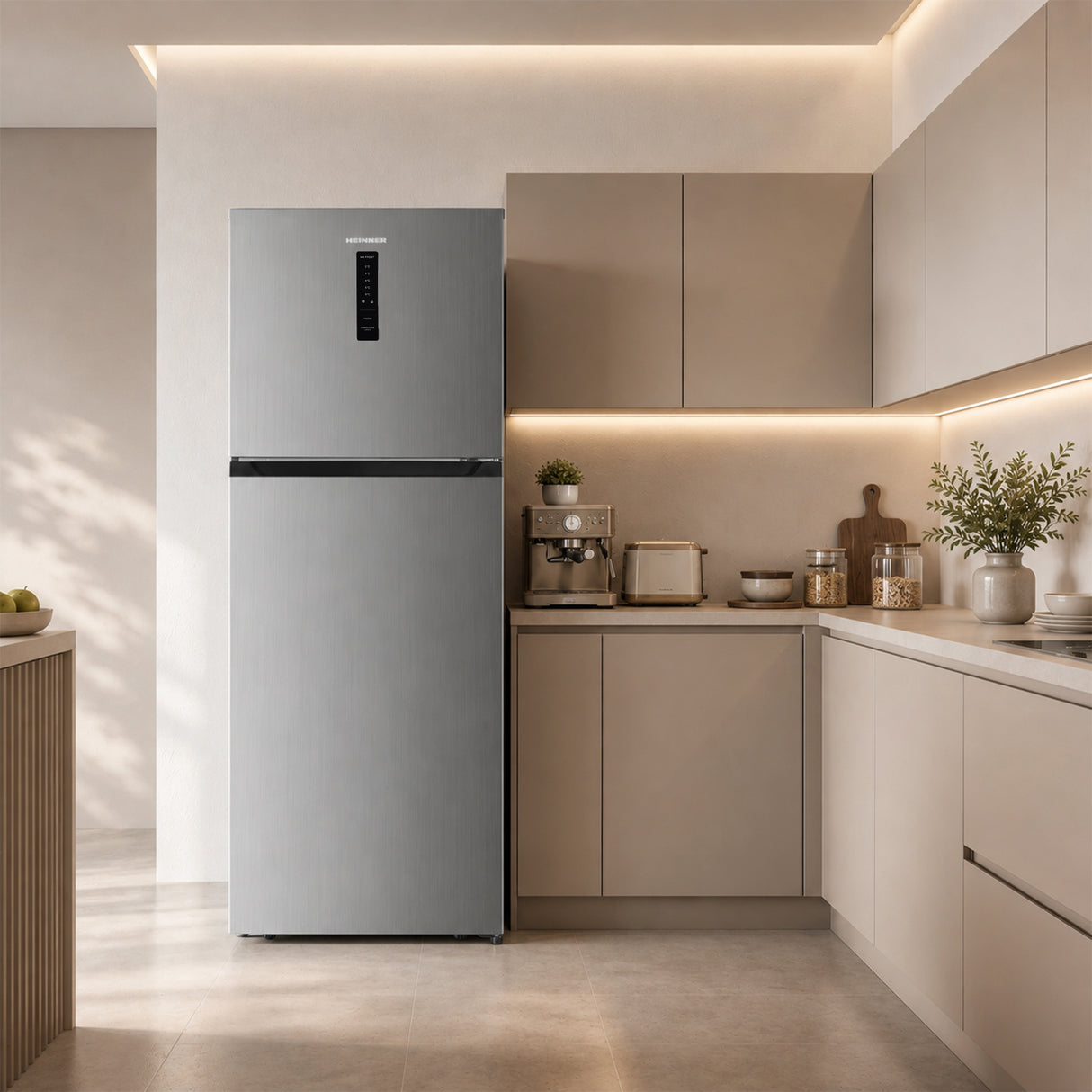 Heinner HF-HM415NFINVSD Koel-vriescombinatie 415 L – Full No Frost