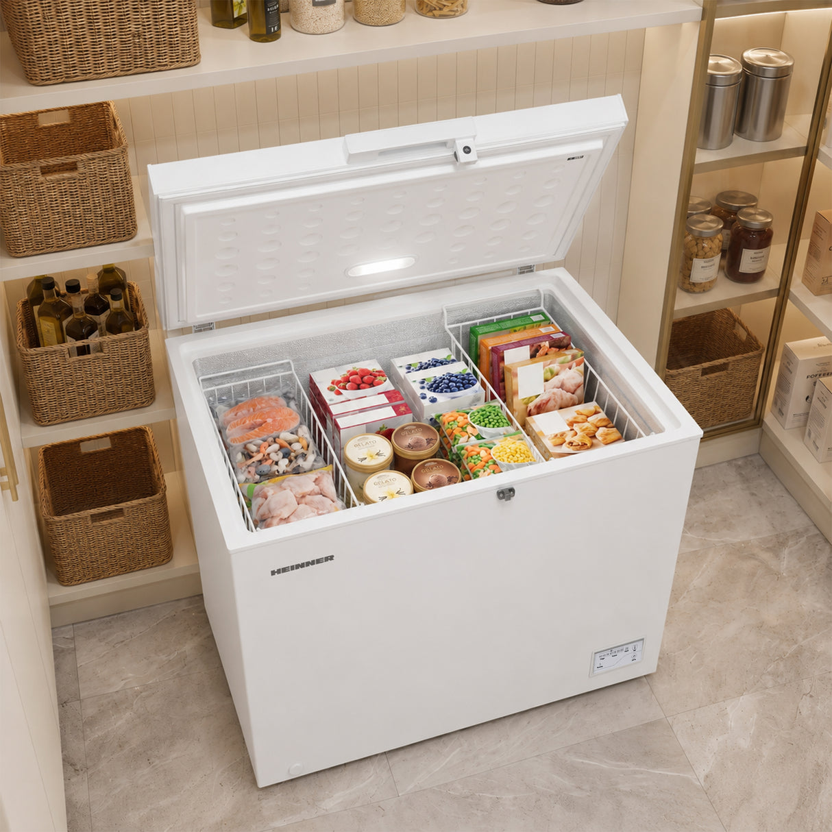 Heinner HCF-HM246INVCD Vrieskist 246 L – Convertible