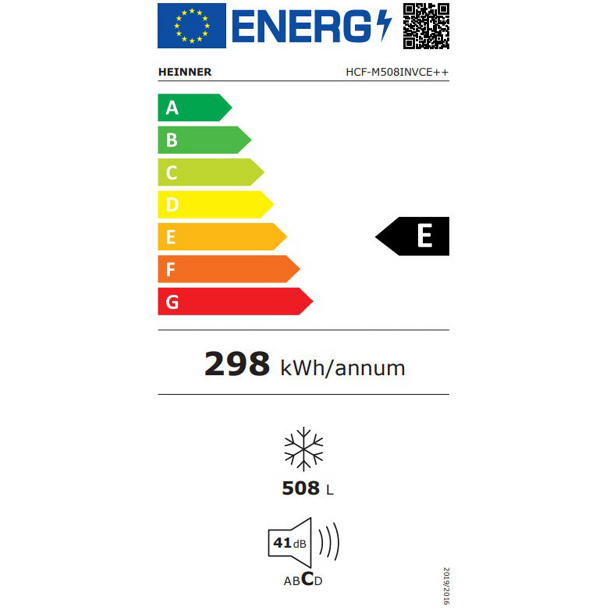 Congélateur coffre Heinner HCF-M508INVCE++ – 508 L – Convertible – Inverter