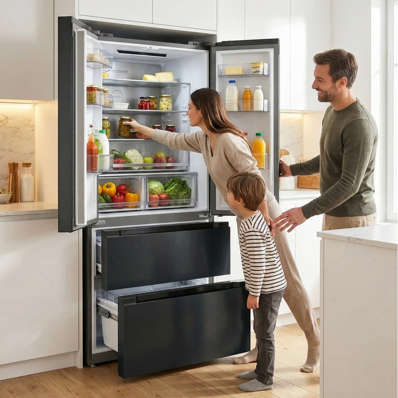 Heinner HCFD-M516INVHDXE++ French Door Amerikaanse Koelkast – 516 L – No Frost – afbeelding 9