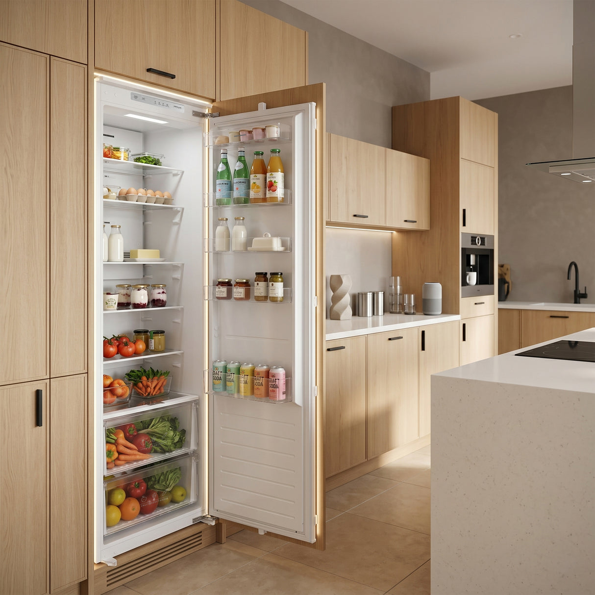 Heinner HF-BIM304NFINVE++ Inbouw Koelkast 304 L – No Frost