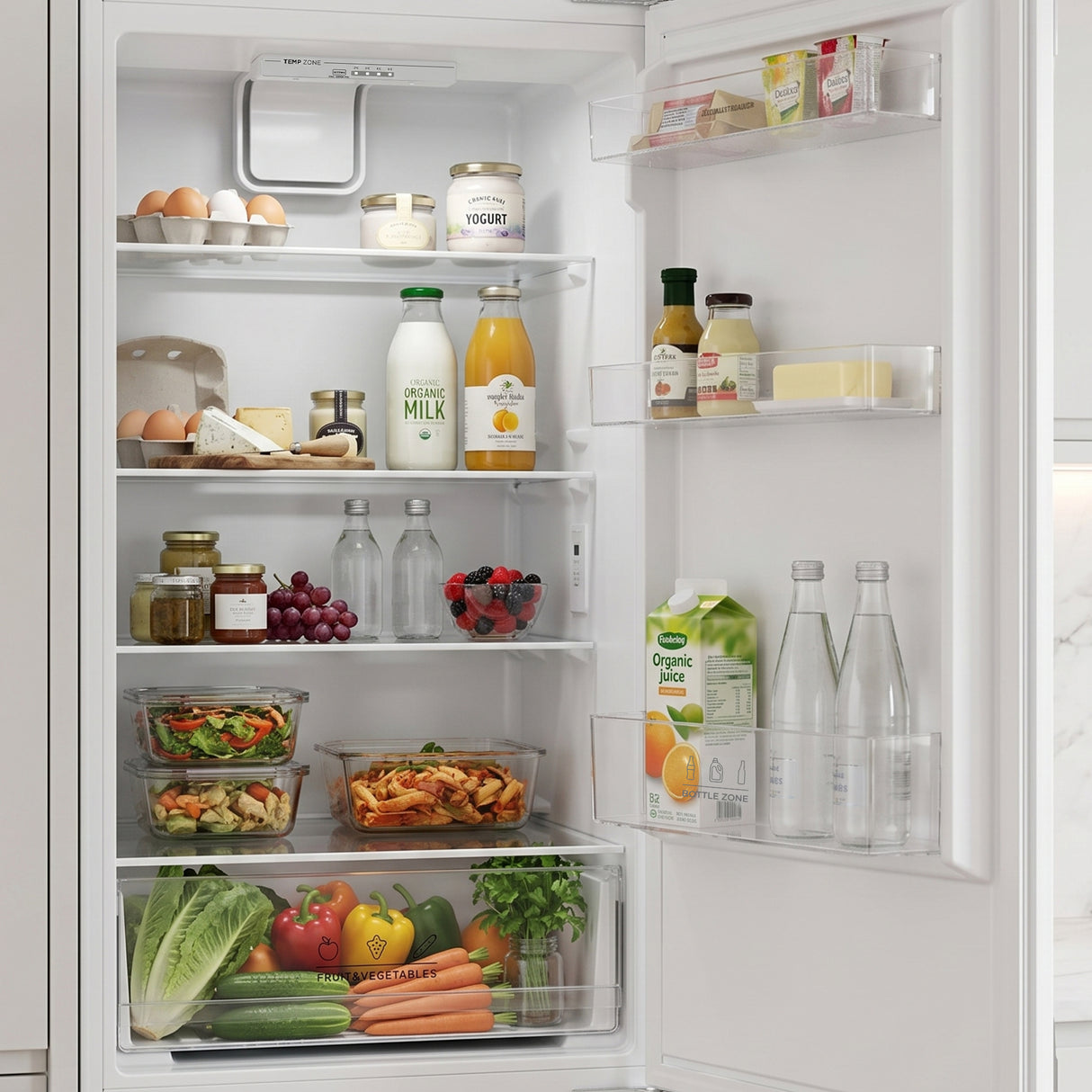 Heinner HC-BIM271INVE++ 271 L Inbouw Koel-vries – SuperCool - SuperFreeze