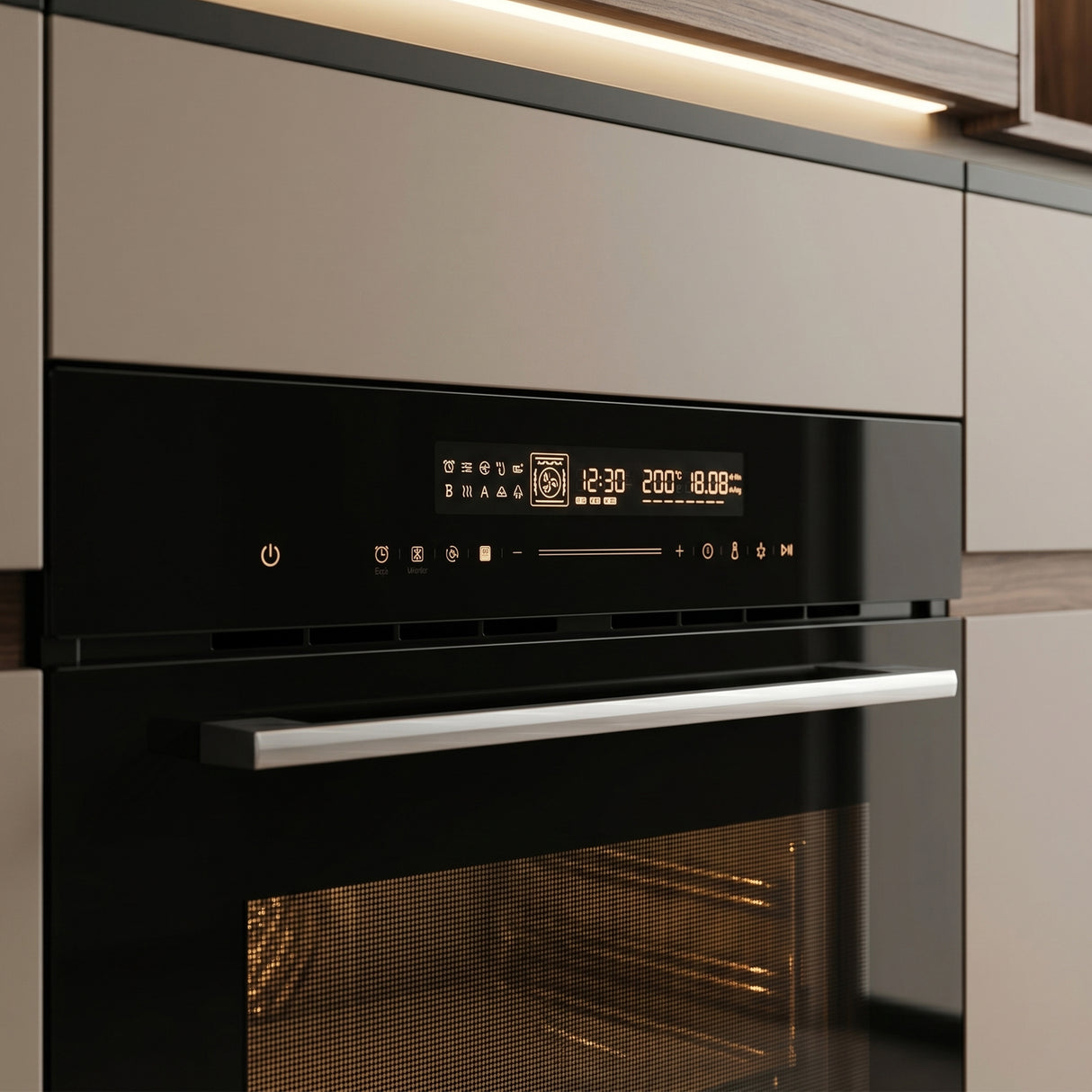 Heinner HBO-M7214GCDRC-GBK Inbouw Oven 72 L – Hetelucht – Grill – AirFry