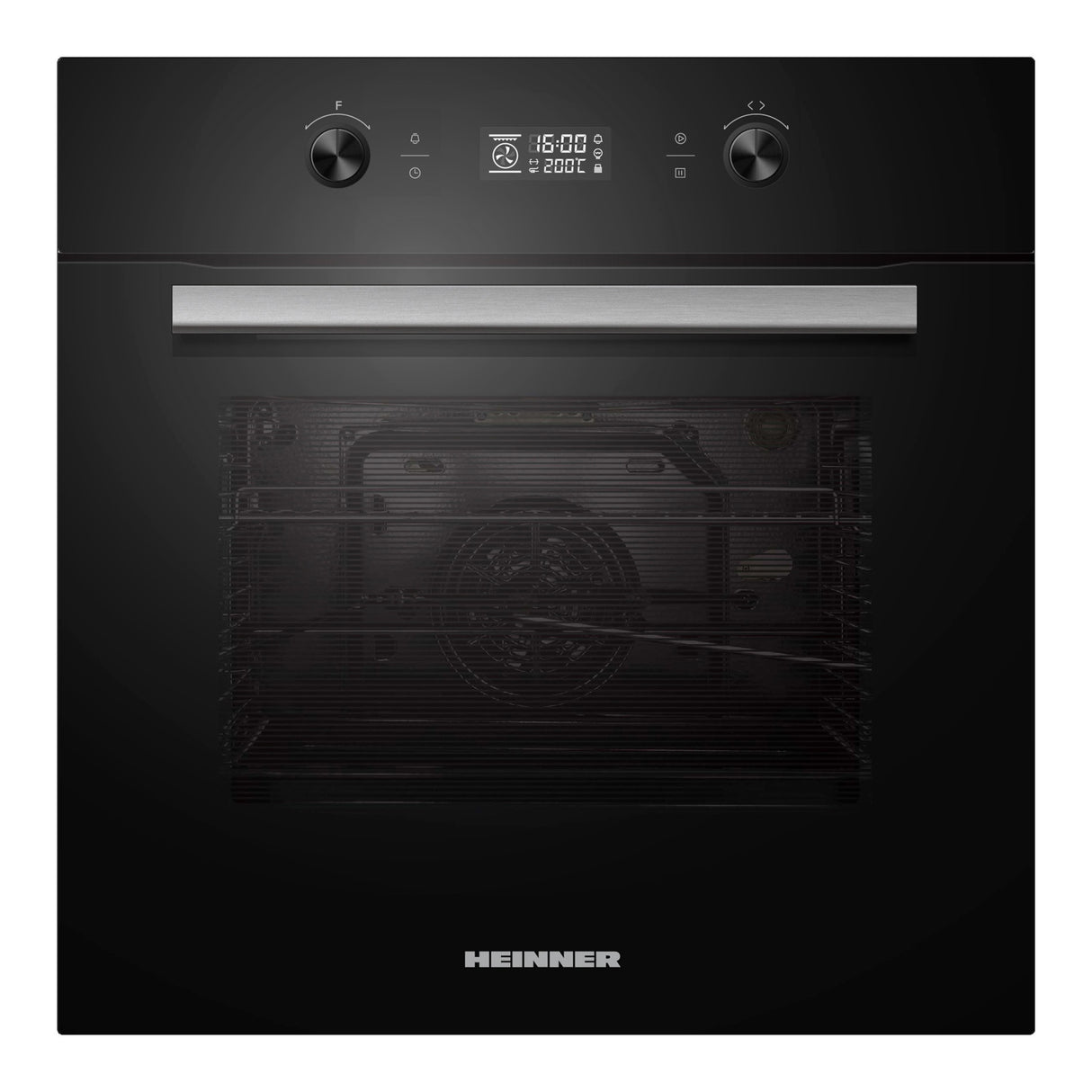 Four encastrable Heinner HBO-M709GCDRC-GBK – 70 litres – chaleur tournante – gril – touch – noir