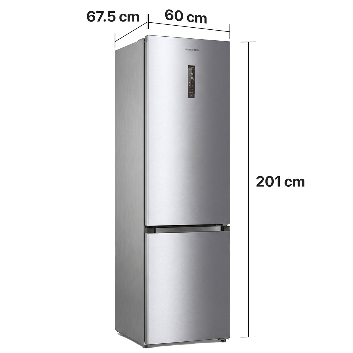 Heinner HCNF-HM377INVXC Koel-vries 377 L – Full No Frost