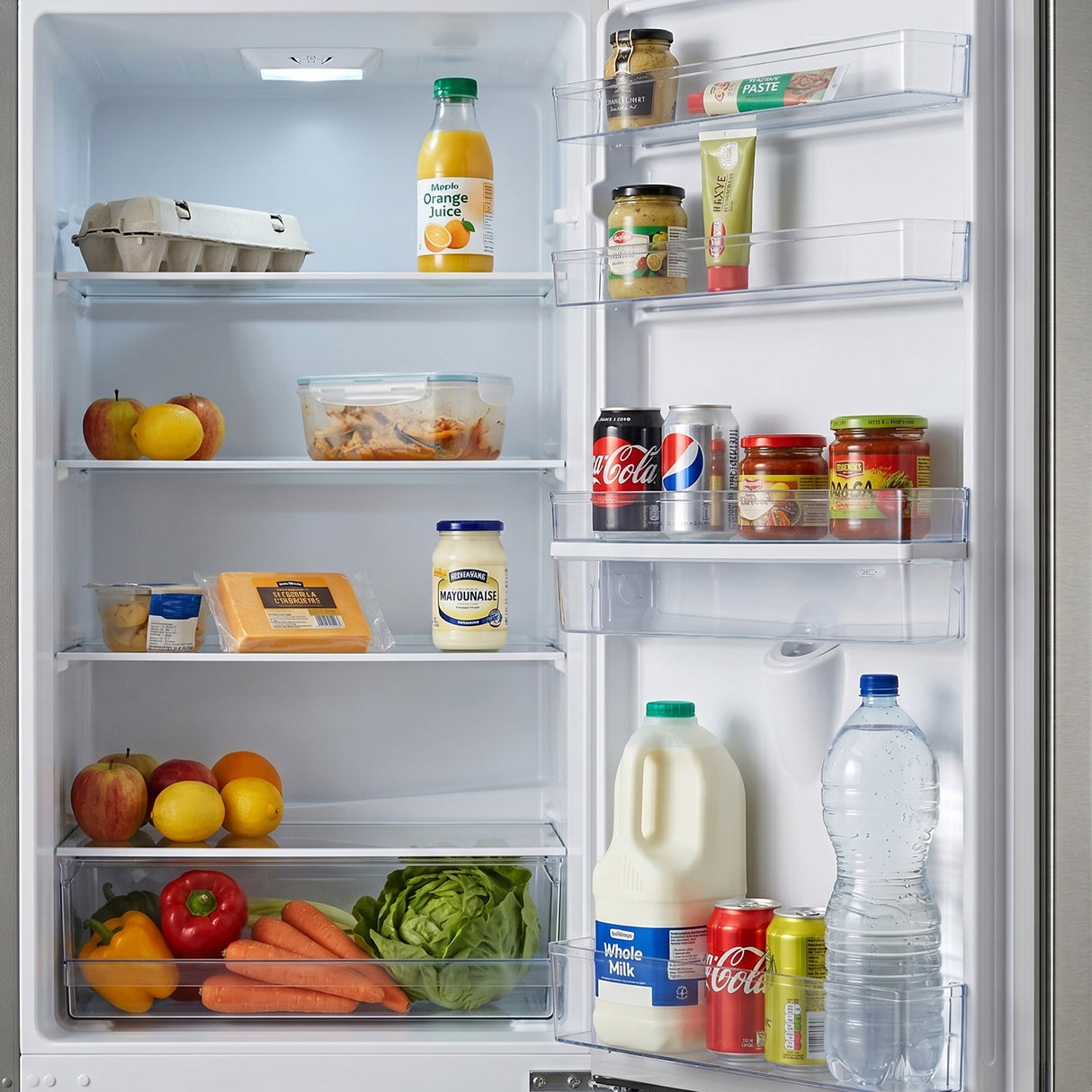 Heinner HC-HS268SWDE++ Koel-vriescombinatie 268 L – Waterdispenser