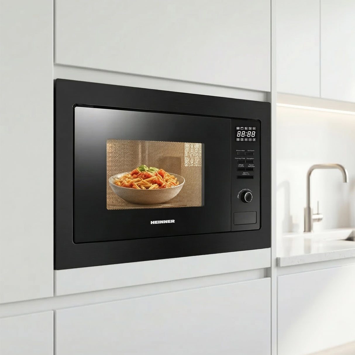 Micro-ondes Heinner HMW-MDBI25GDBK – 25 L – gril – numérique – noir