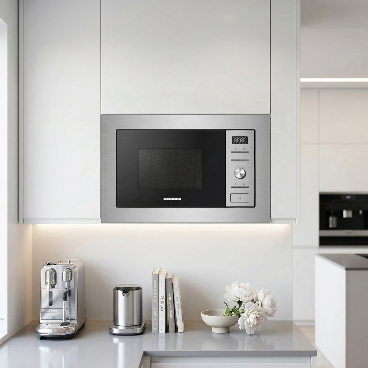 Micro-ondes Heinner HMW-MDBI28GDIX – 28 L – Gril – Numérique