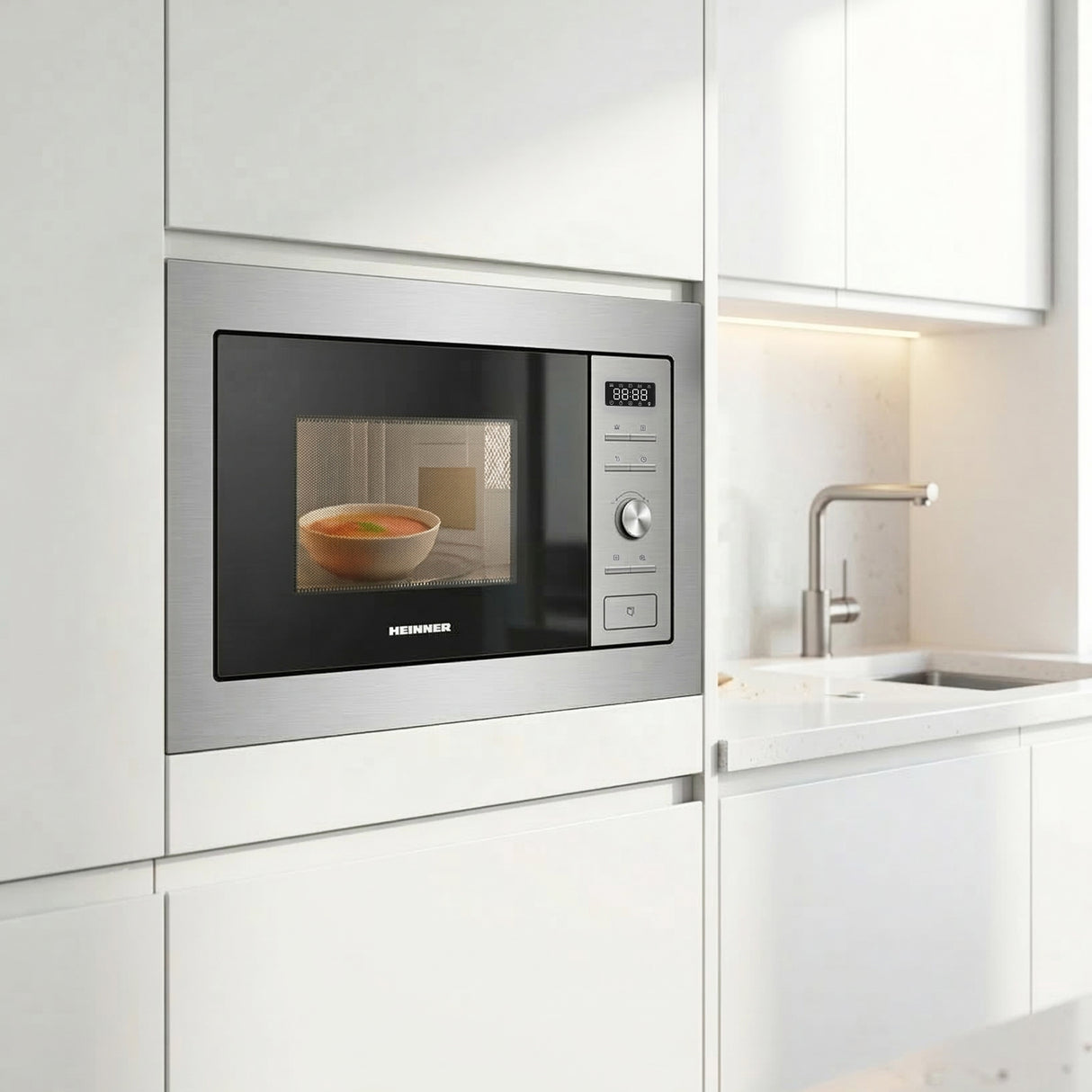 Micro-ondes Heinner HMW-MDBI28GDIX – 28 L – Gril – Numérique
