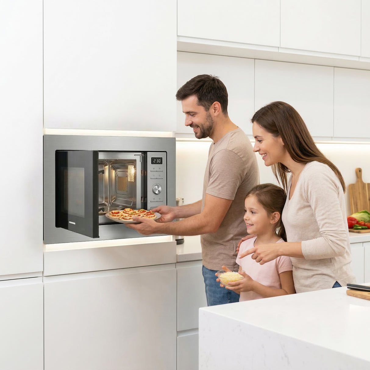 Micro-ondes Heinner HMW-MDBI28GDIX – 28 L – Gril – Numérique