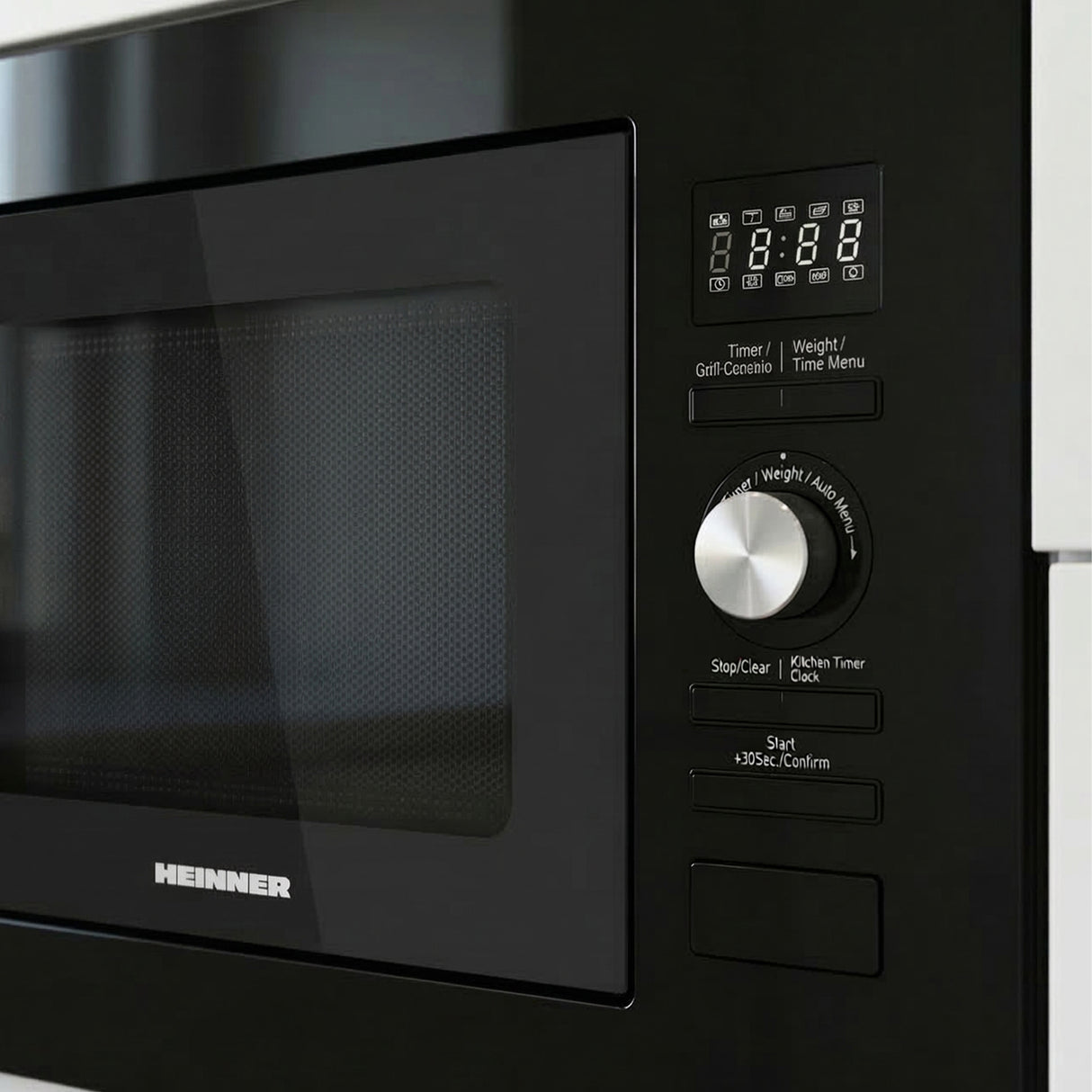 Micro-ondes Heinner HMW-MDBI20GDBK – 20 L – gril – LED – encastrable