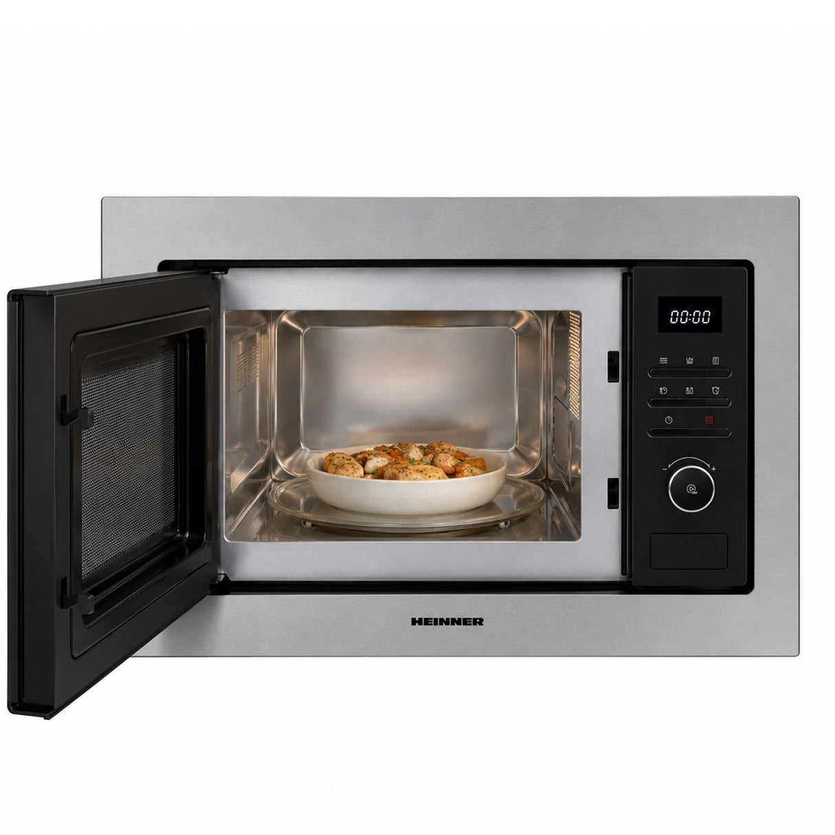 Micro-ondes Heinner HMW-MD20BISS – 20 litres – gril – LED – encastrable