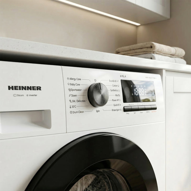 Heinner HWM-HME6012IVSMA+++ Slanke Wasmachine 6 kg, 1200 RPM, afbeelding 8