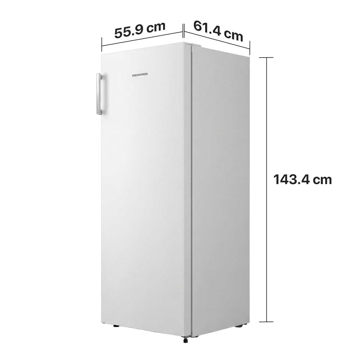 Heinner HFF-HS155NFE++ Vriezer 155 L – Full No Frost & Snelle Vriezer