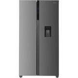 Heinner HSBS-HM439NFINVXWDD Amerikaanse koelkast – 439L – No Frost – waterdispenser – Inverter