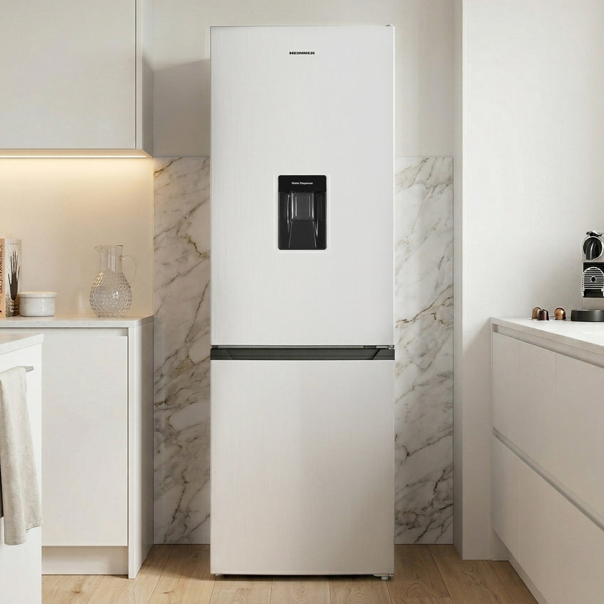 Heinner HCNF-HM291WDE++ Koel-vries 291 L – No Frost – Waterdispenser